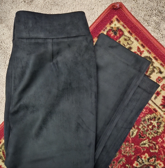 NEW ☆ Kasper Faux Suede Pants, Size Large Petite, Brand NEW! - Picture 2 of 3